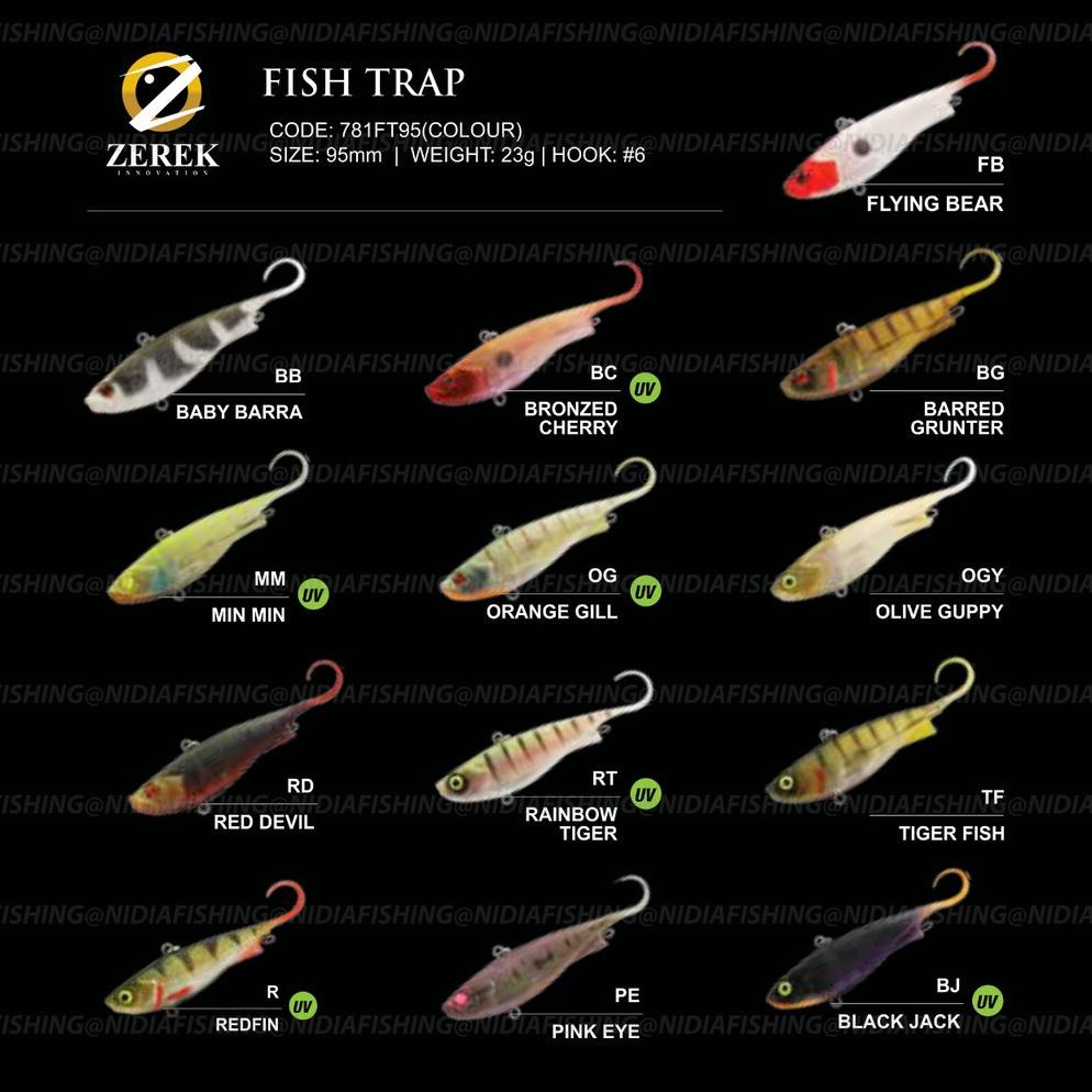 Terlaris Umpan Pancing Lure Minnow Zerek Fish Trap 95Mm