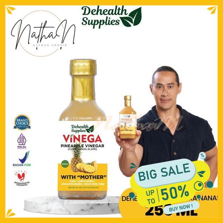 

DEHEALTH PINEAPPLE VINEGAR CUKA APEL NANAS 250 ML PRODUK TERBAIK