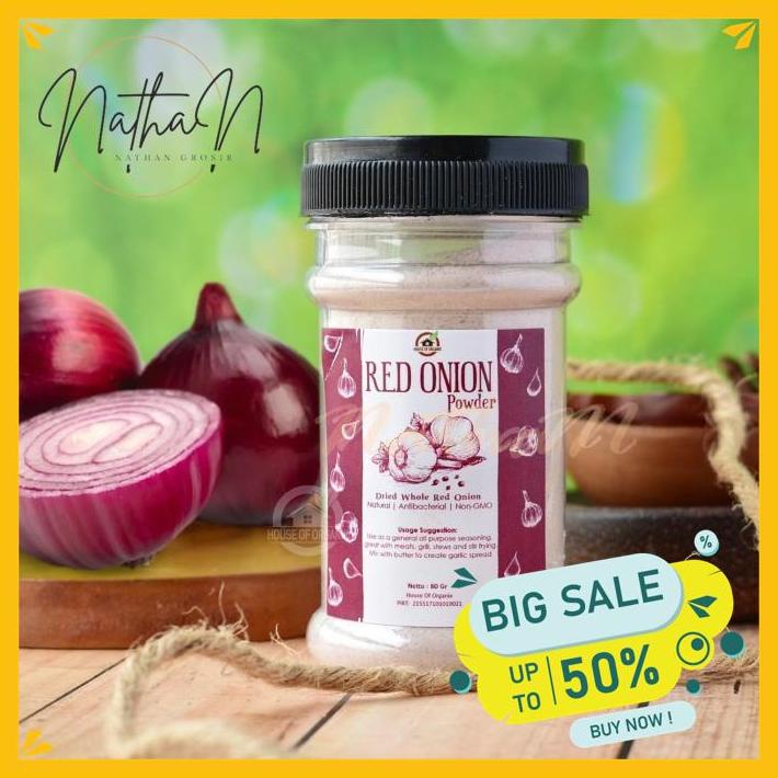 

RED ONION POWDER 80 GR BEST SELLER