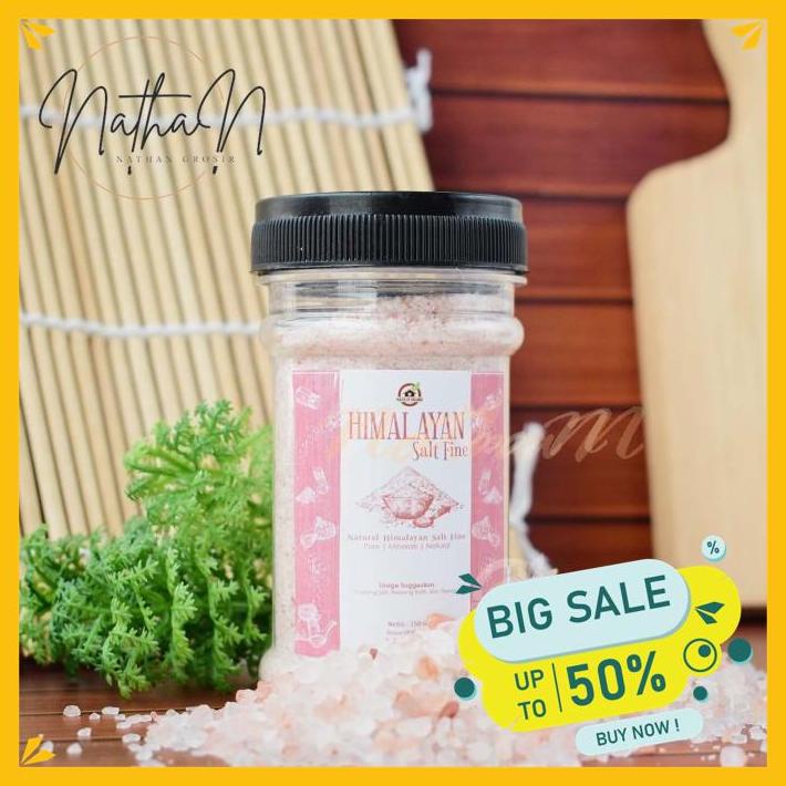 

HIMALAYAN SALT FINE ( BOTOL ) 150 GR KUALITAS PRODUK TERBAIK