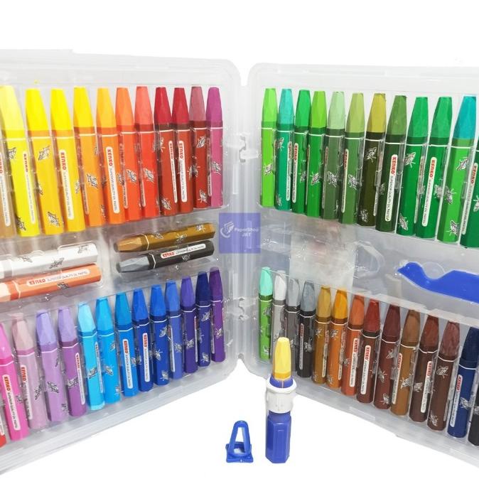 

Kenko - Crayon 55 Color Oil Pastel Pp Case - Garden - Set Terbaik Dikelasnya