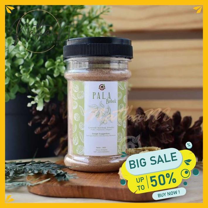 

NATURAL NUTMEG POWDER ( BUBUK PALA ) 60 GR TERJAMIN BEST