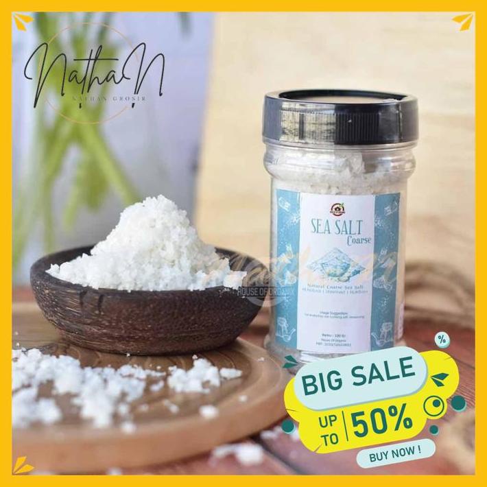 

NATURAL SEASALT COARSE 100 GR KUALITAS PRODUK TERBAIK