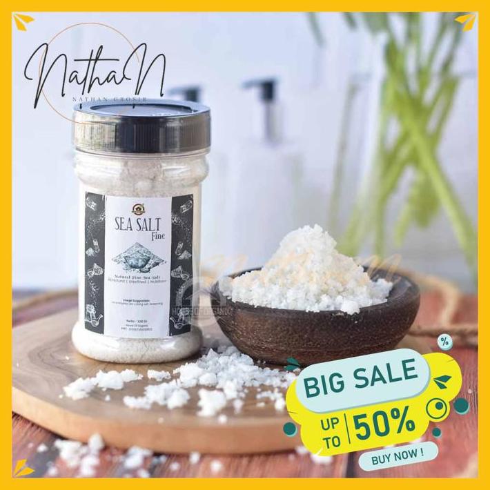 

NATURAL SEA SALT FINE 100 GR PRODUK TERBAIK