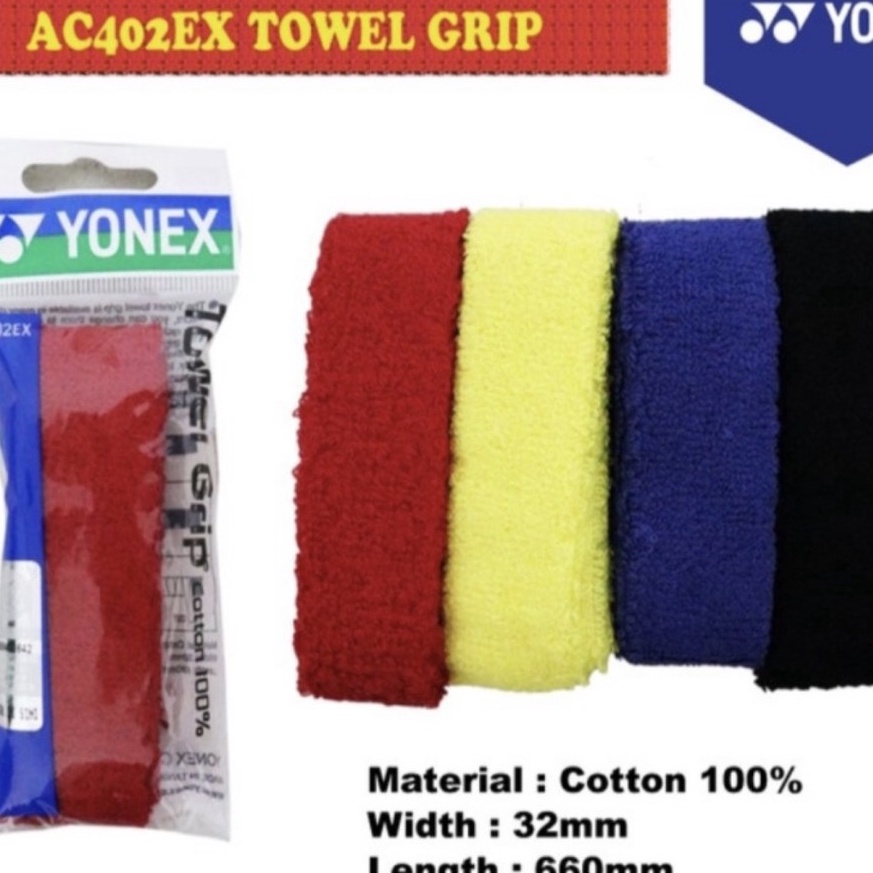 COD Grip HANDUK YONEX AC402EX TOWEL GRIP HANDUK AC 402 EX ORIGINAL 9240