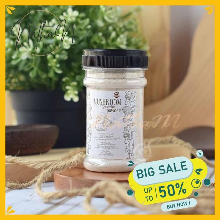 

NATURAL MUSHROOM SEASONING POWDER ( KALDU JAMUR ) 80 GR KUALITAS PRODUK TERBAIK