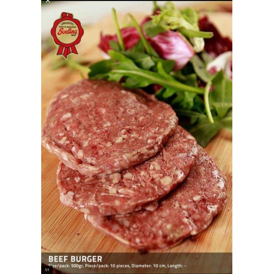 

Beef Burger Soelina 500 gram