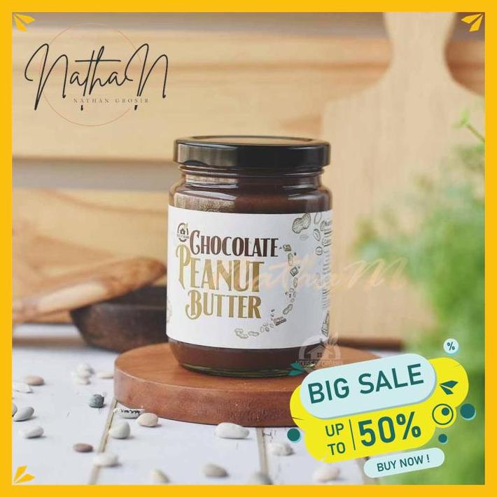 

NATURAL CHOCOLATE PEANUT BUTTER 250 GR TERJAMIN BEST