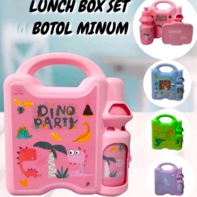 Terkini KOTAK BEKEL MAKAN ANAK MODEL KOPER LUNCH BOX KIDS ✾