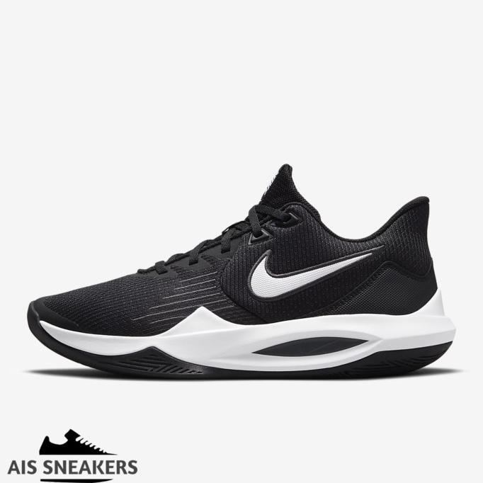 Sepatu Basket volly ball Nike Precision 5 'Black White'