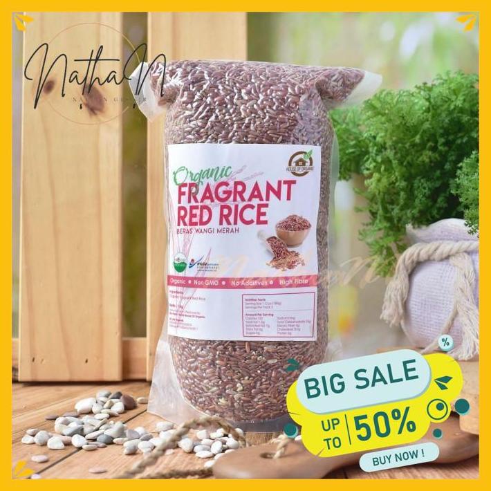 

FRAGRANT RED RICE ( BERAS MERAH WANGI ) 1 KG TERBAIK