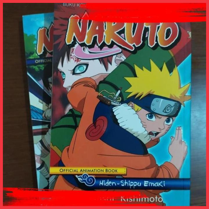 (NEKO) KOMIK NARUTO OFFICIAL ANIMATION BOOK FULL COLOR