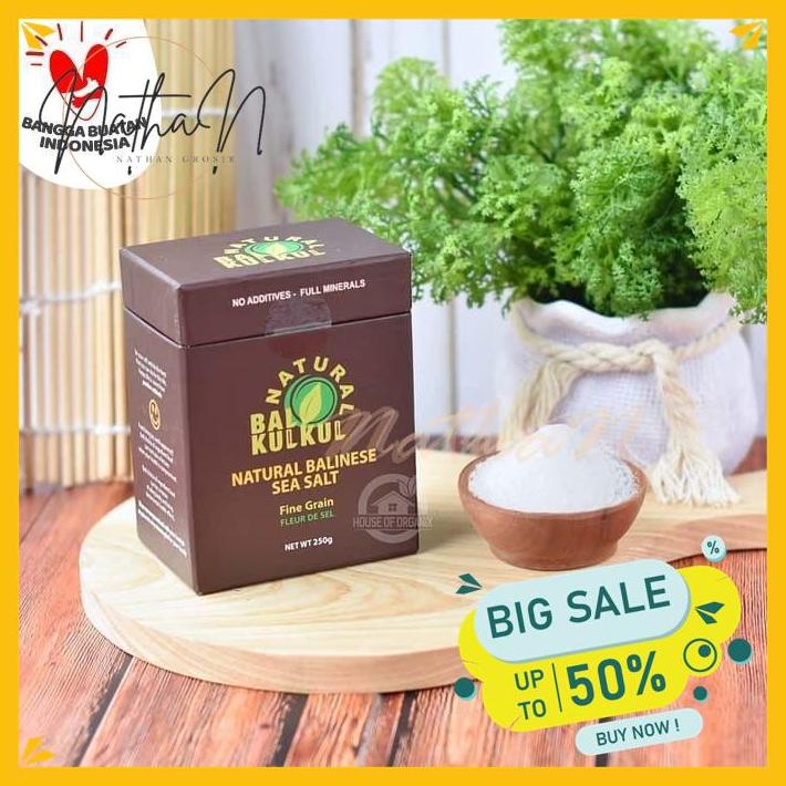 

NATURAL BALINESE SEA SALT FINE GRAIN 250 GR PRODUK TERBAIK