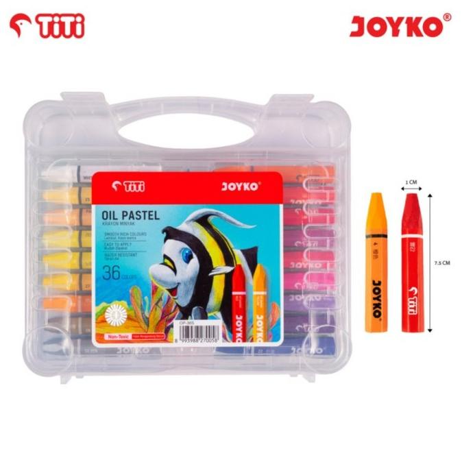 

Titi Oil Pastels 36 Colors Op-36S Crayon 36 Warna Krayon Crayons Kualitas Premium