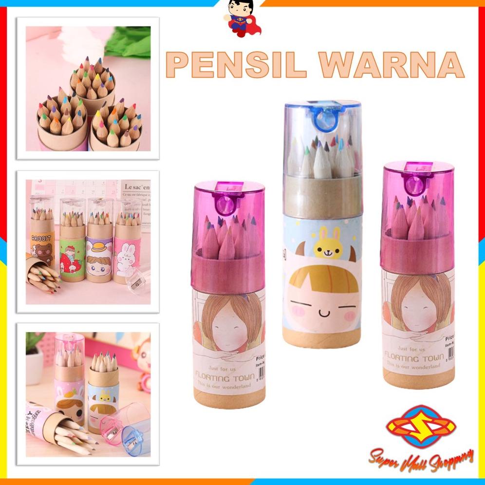 

Termurah Sms Pensil Warna 12 In 1 + Serutan Pensil Color Pencils Quality Pensil Warna Karakter Kemasan Tabung Murah Import