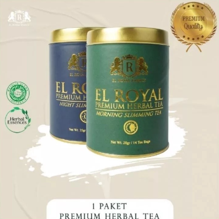 

Super Promo 1 Paket El Royal Premium Herbal Tea - Teh Herbal Untuk Kesehatan Melancarkan Pencernaan Ready