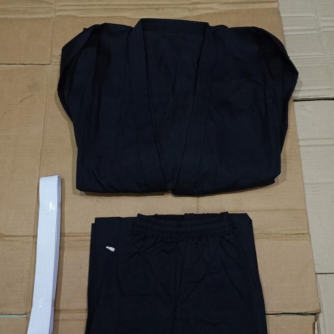 Baju Karate Hitam Dewasa Adidas/Gap (Black Karate)
