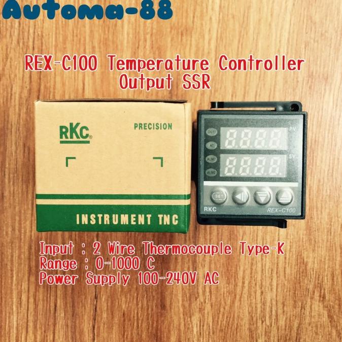 REX-C100 Out SSR Temperature Controller 0-1000C Thermocouple Type-K
