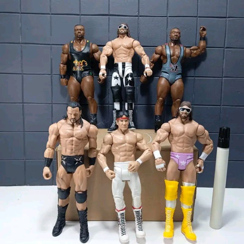 mainan figure wrestlingbasic wwe mattel big e randy savage drew mcintyre ricky steamboat
tinggi seki