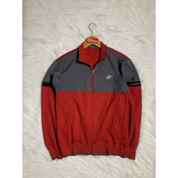 tracktop centang vintage second (1319) - Hoodie second -  crewneck oversize - hoodie oversize - hood