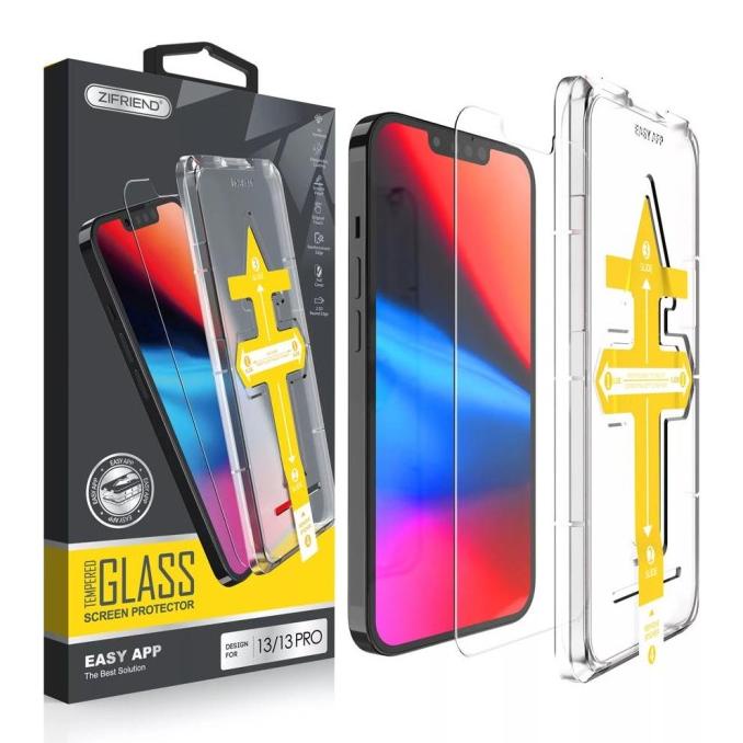 Tempered Glass iPhone 13 12 Pro Max Mini Zifriend Screen Protector