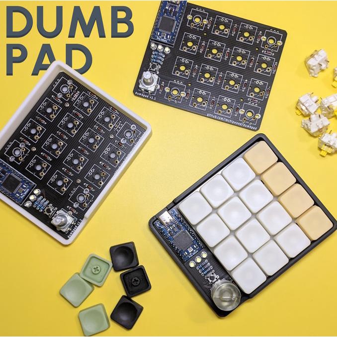 Dumbpad Hotswap Usb-C Mechanical Macropad Numpad Keyboard Kit Qmk Via