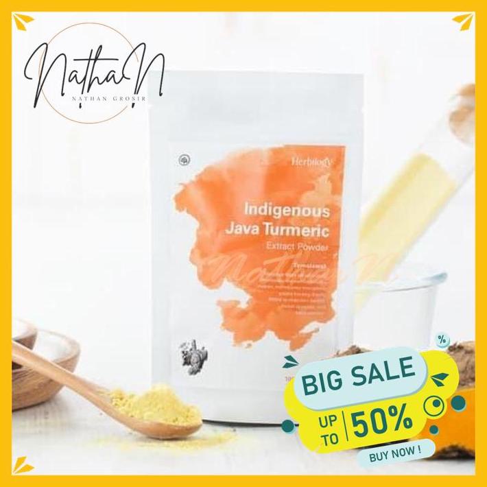 

INDIGENOUS JAVA TUMERIC EXTRACT POWDER (TEMULAWAK) - 100 GR PRODUK PILIHAN