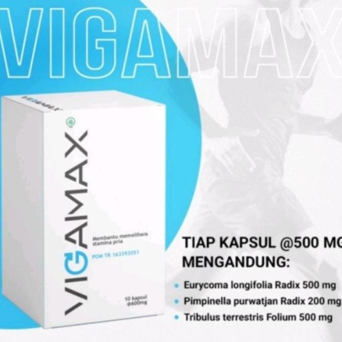 Vigamax Asli Original 100% Obat Pria Herbal Kuat Kapsul