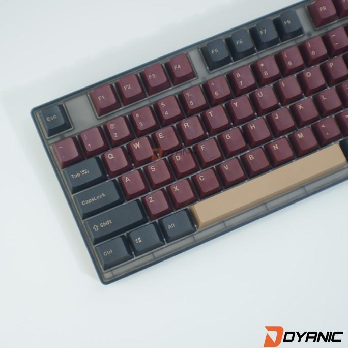 Keycaps Red Samurai Theme Pbt Oem Profile ( Double Shot )