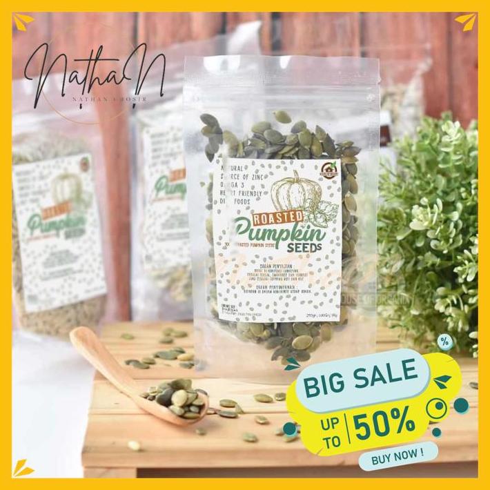 

ROASTED PUMPKIN SEEDS ( BIJI LABU PANGGANG ) - 1KG BEST SELLER