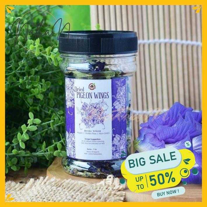 

DRIED PIGEON WINGS (BUNGA TELANG KERING) - 5 GR BEST SELLER