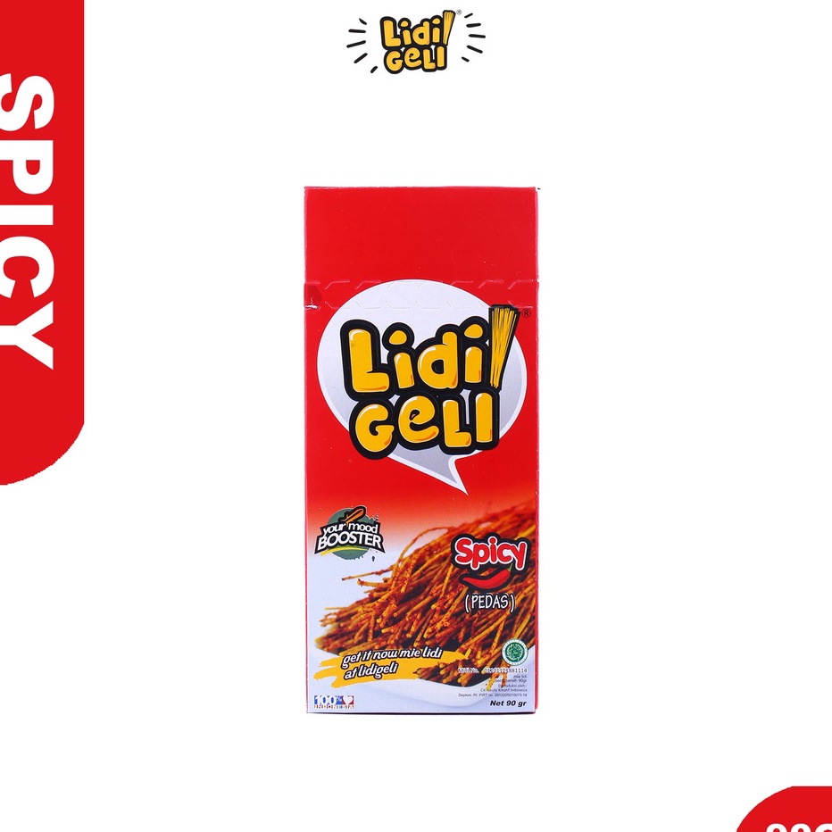 

Super Promo Lidi Geli - Mie Lidi Rasa Spicy 90gr Kirim Langsung