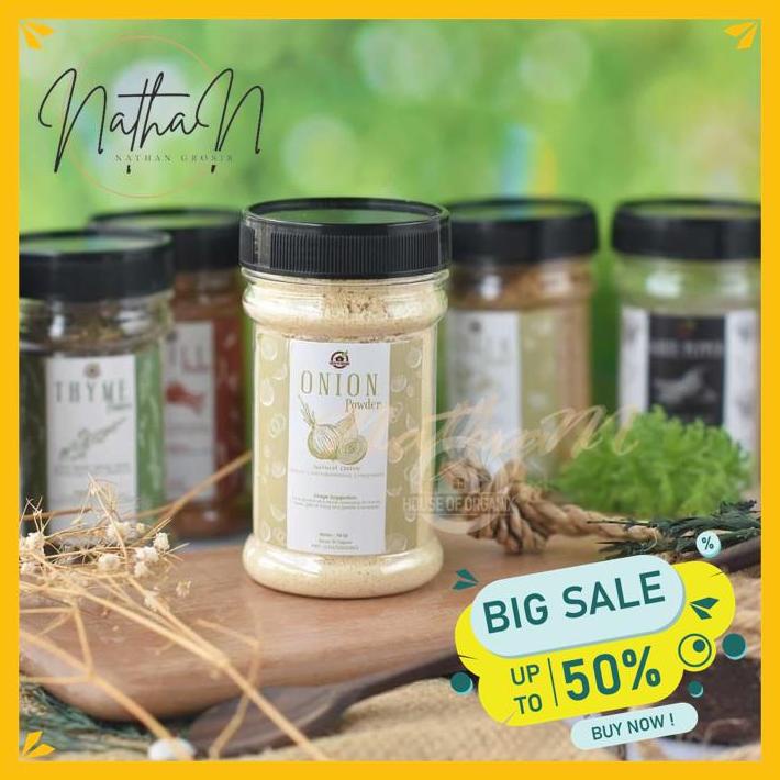 

NATURAL ONION POWDER (BAWANG BOMBAY BUBUK) 70 GR BEST SELLER