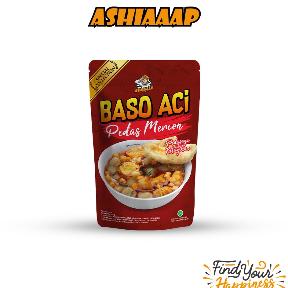 

Pasti Murah Ashiaaap Bakso Aci Pedas Mercon (175 gram) / Baso Cemilan Instan Super Pedas Paling Popular