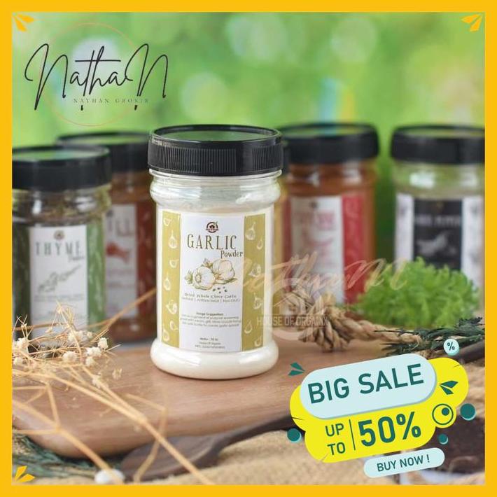 

NATURAL GARLIC POWDER ( BUBUK BAWANG ) 70 GR BEST SELLER