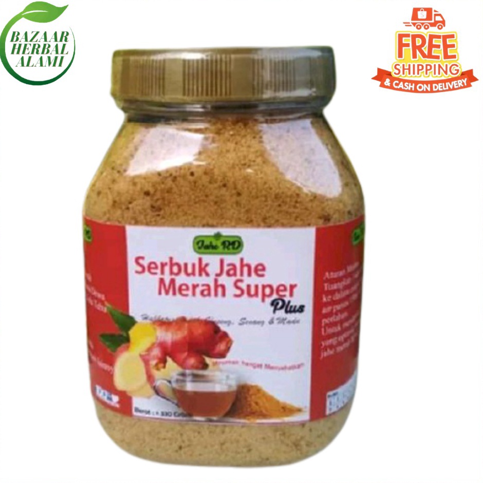 

Jual Serbuk Instan Jahe Merah RD plus Habbatussauda 330 gram kemasan Toples