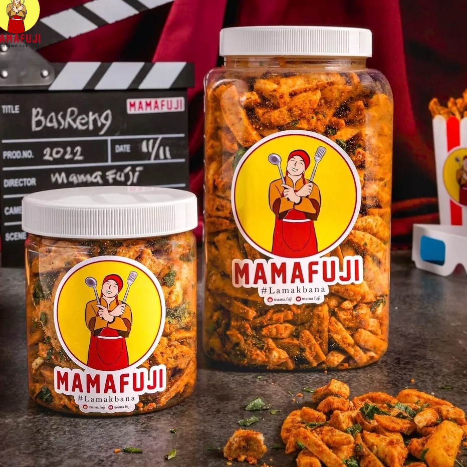 

➧➣✩✸ Mamafuji - Basreng Pedas Asin Balado Original Pedas Daun Jeruk 850gr Paling Popular