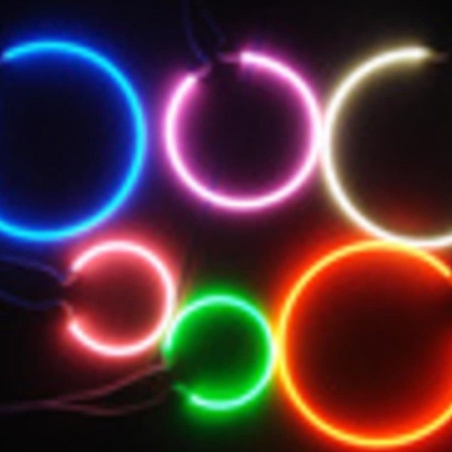 Ready Stock Ring Neon Projie Projector CCFL Angeleyes 60mm 80mm 100mm