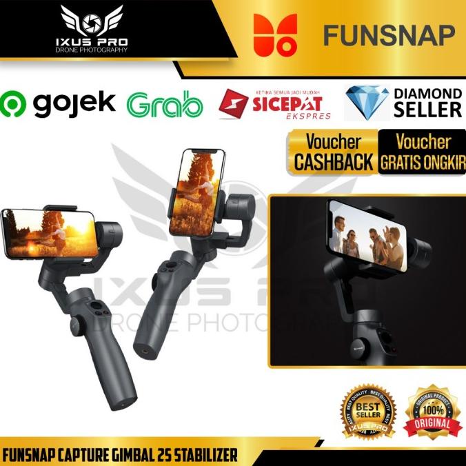 Funsnap Capture Gimbal 2s Stabilizer 3-Axis For Smartphone
