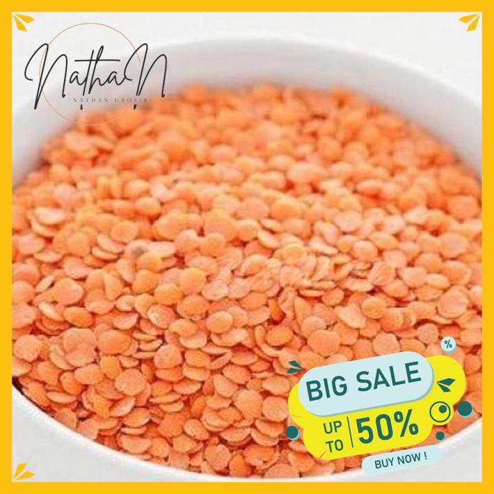 

NATURAL ORANGE LENTILS 250 GR TERBAIK