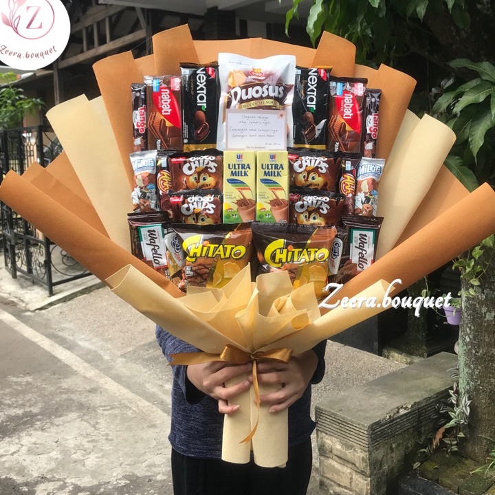 

TZMN9846 Terbaru 3.3 (B25) Bucket snack/buket snack/bouquet [INCLUDE: Greeting card+packing]