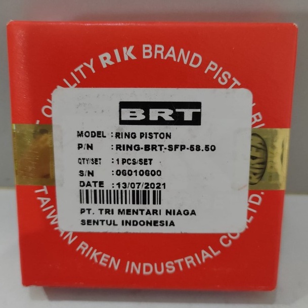 Best Seller RING PISTON SEHER BRT 58.5 MM RIK RIKEN