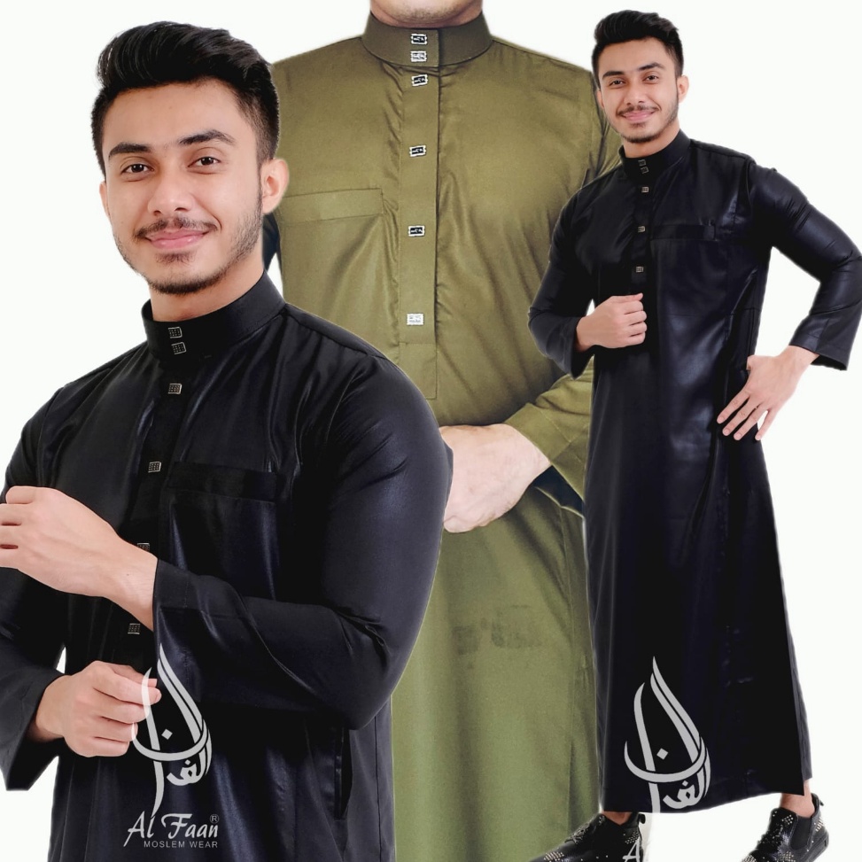 Promo✣➥ Jubah Gamis Pria Jubah Slimfit jubba alfaan gamis jubah muslim busana muslim pria jubah mode