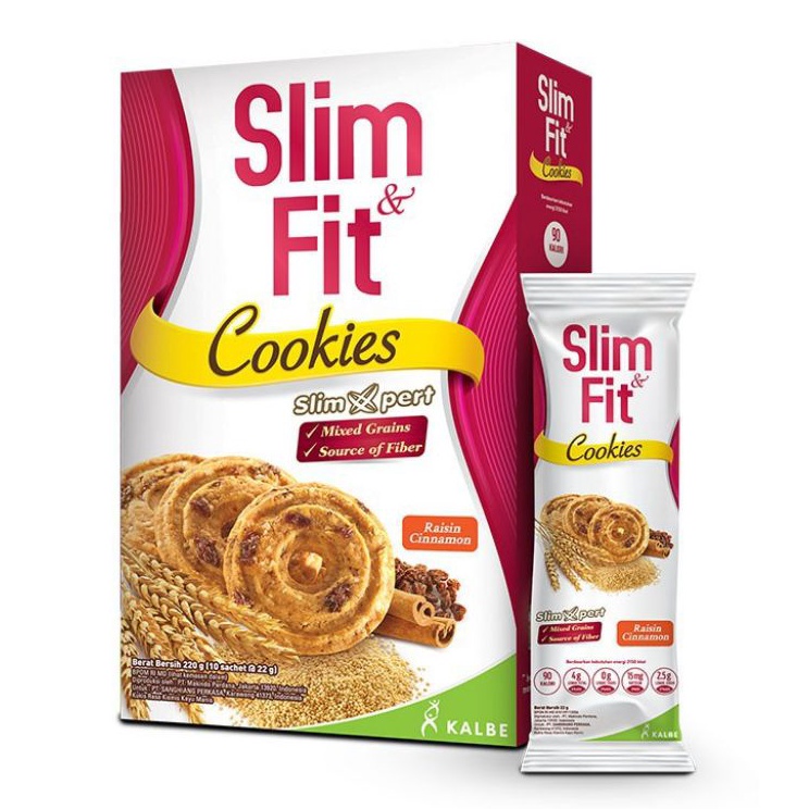 

➦✫✢ Slimfit slim & fit Slim and Fit cookies dark chocolate raisin cinamon DIET (10x22 gram) Hot Sale