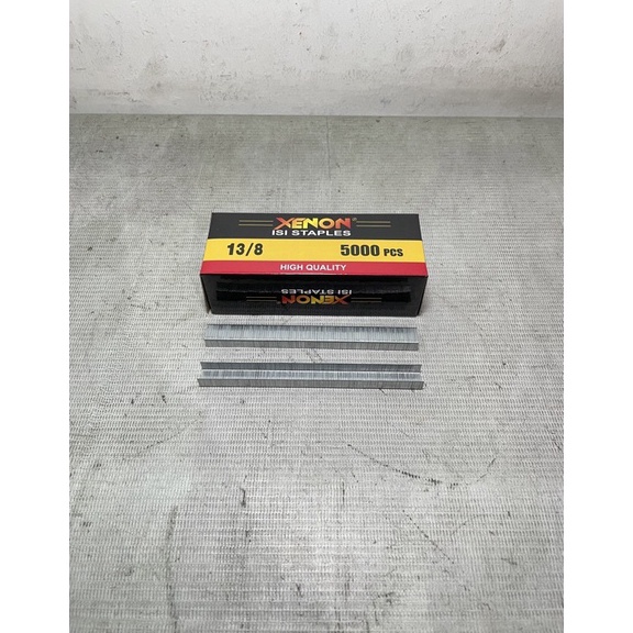 

Spesial Lebaran isi staples 13/8 xenon / isi staples tembak / refill staples gun / staples 13/8 xenon / isi staples 13/8 / isi staples 8mm xenon Bring it Now