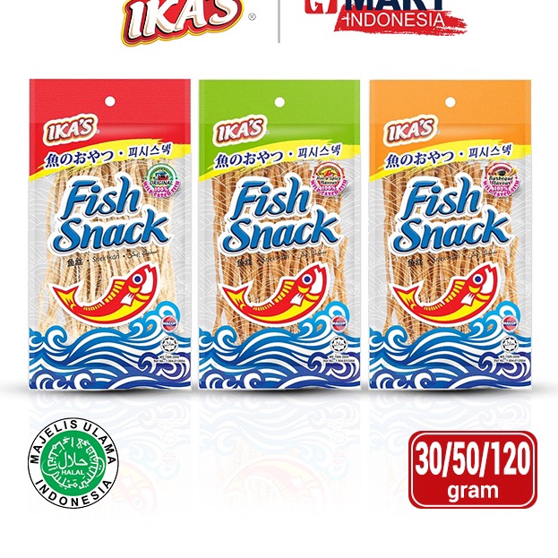 

Laris IKA'S Fish Snack - Kerupuk Ikan - Camilan Ikan Produk