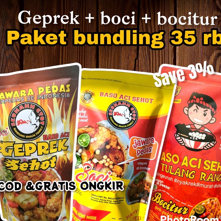

ZGKS4613 9.9 BRANDS FESTIVAL SEHOT - Paket bundling 3 Boci, Bocitur, Geprek