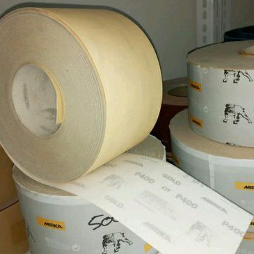 MVLZ2612 (COD )NEW_PRODUCT Amplas Meteran Velcro 4 inch x 1 meter-Mirka Gold