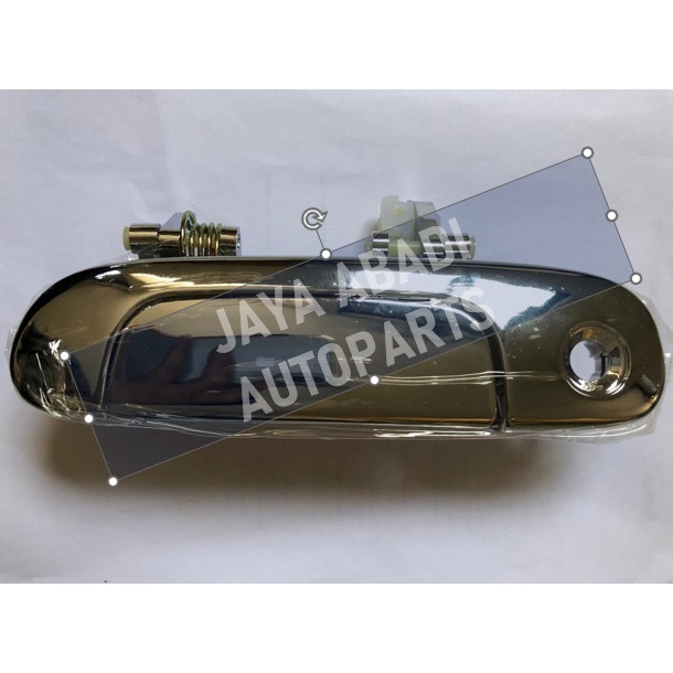 Handle Luar Mazda 323 98 Lantis Depan Kiri (Chrome)