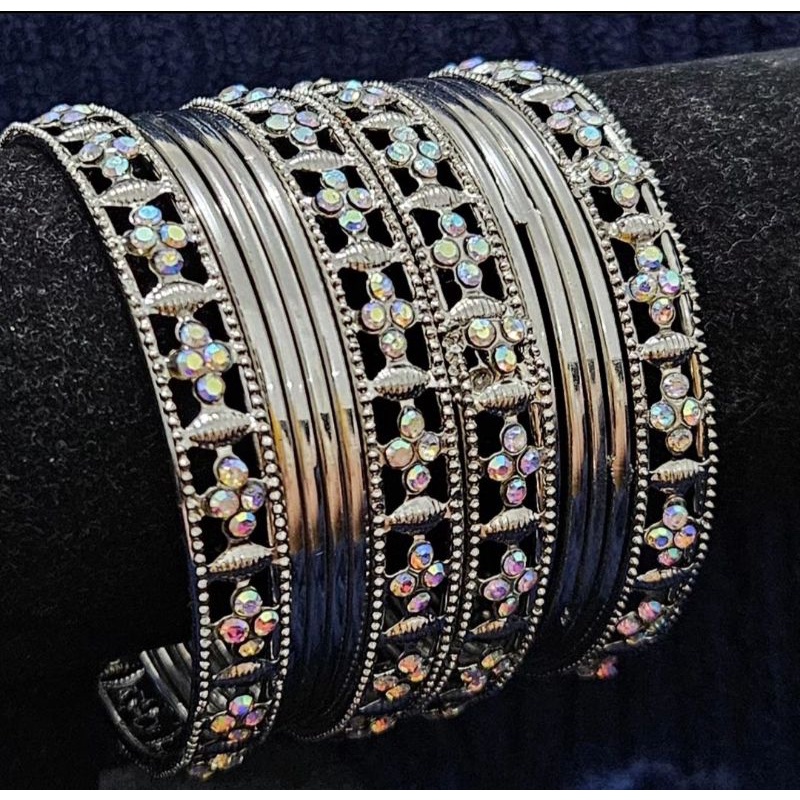 gelang silver india / gelang india / gelang perak biasa / gelang besi putih india /gelang india / ge